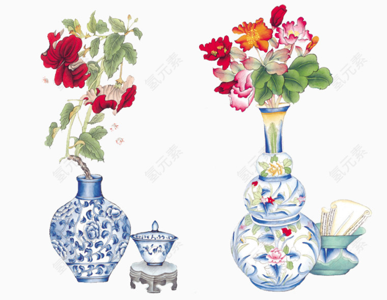 中国风花鸟素材