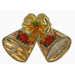 琉璃风格简约圣诞节铃铛装饰