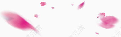 红色漂浮花瓣设计
