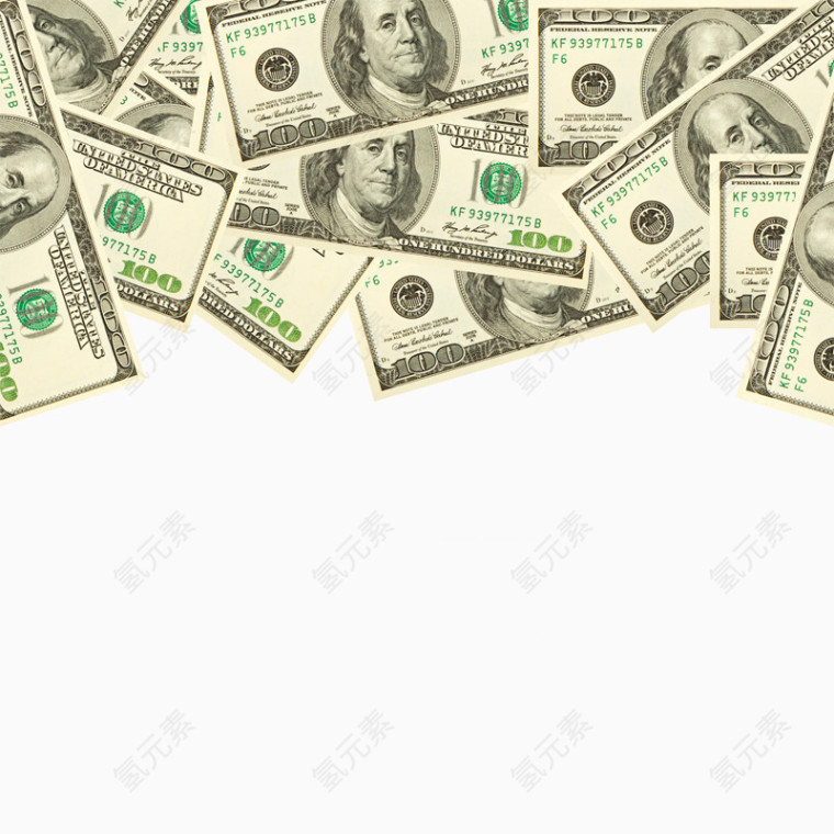 散落的美元