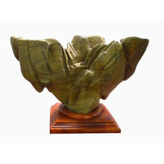 松花石摆件展示