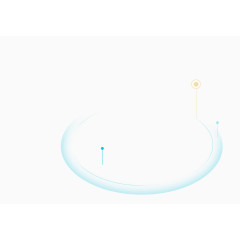 蓝色圈圈科技图标