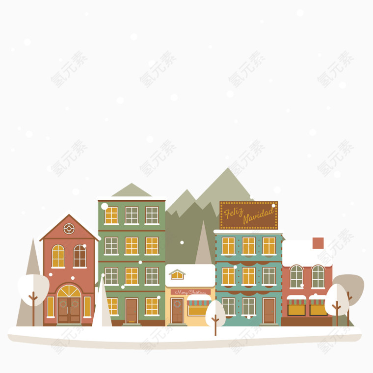 冬日雪景
