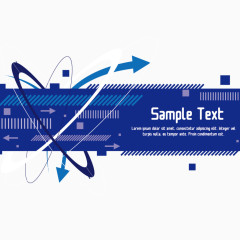 矢量蓝色科技素材