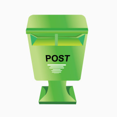 矢量卡通邮递箱