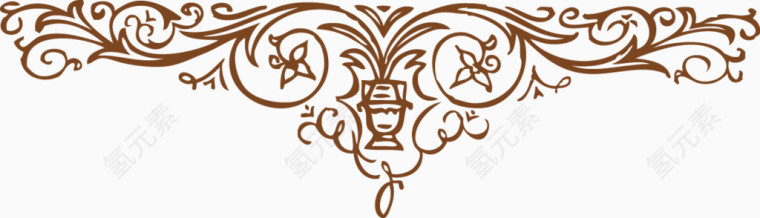 矢量PPT创意设计镶嵌碎花线框图标