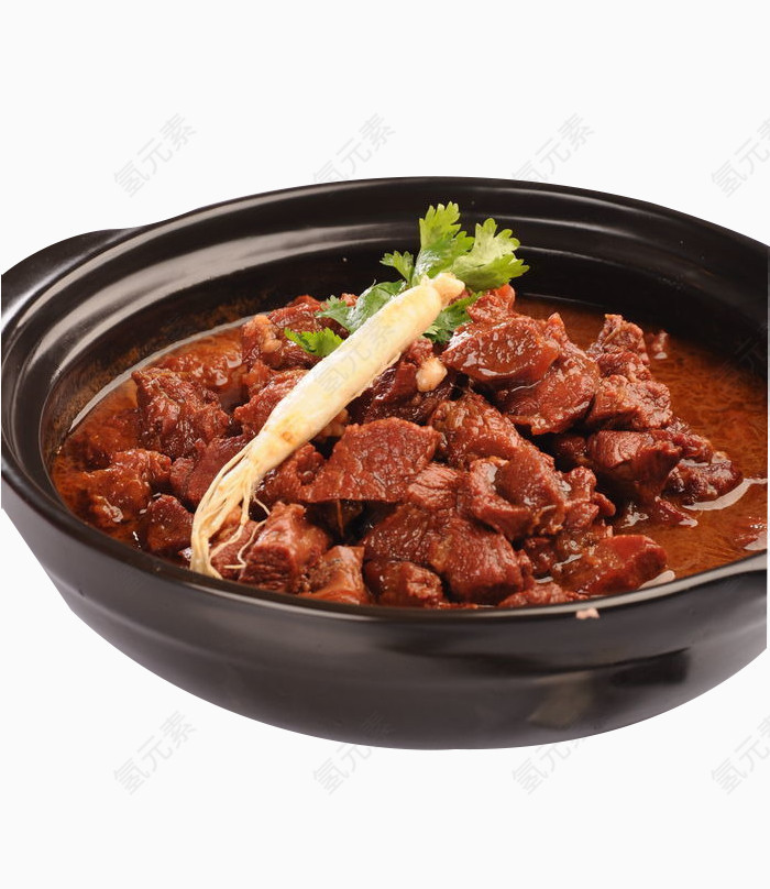 鲜人参煲鹿肉