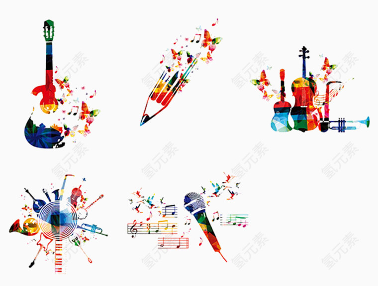 乐器插画