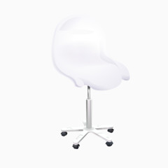 白色转椅