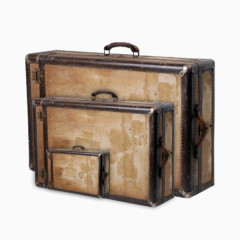 三个复古大箱子