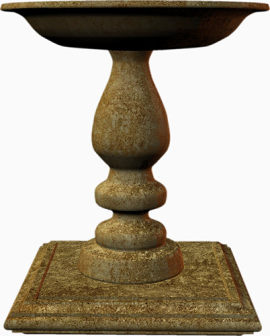 古典石头景观喷泉