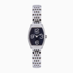 浪琴典藏石英镶钻女表
