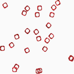 红色漂浮免抠素材