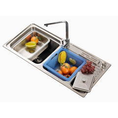 不锈钢双斗水槽