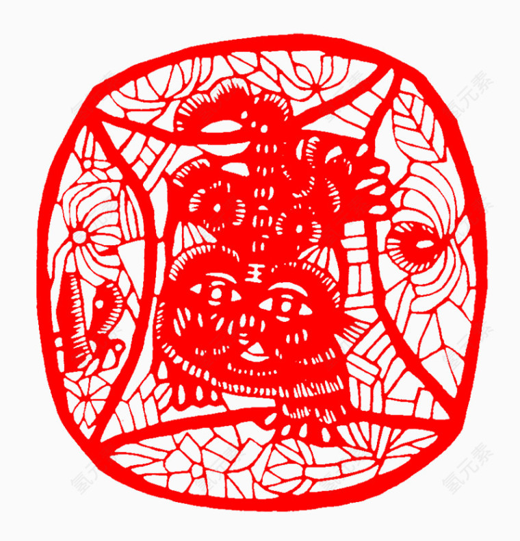 动物剪纸