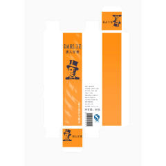 黑人牙膏包装设计