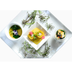 蟹虾地瓜炸丸子蒜泥蛋黄酱