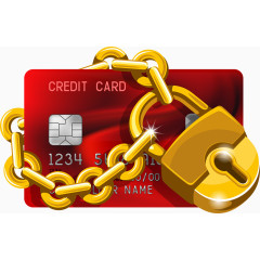 上了金锁的银行卡