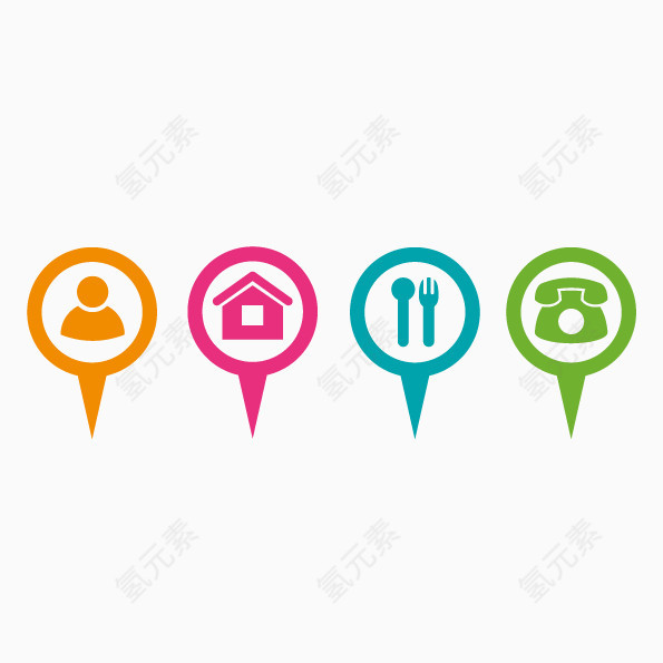 矢量项目标注点