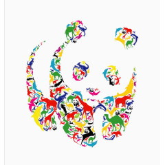 彩色不规则图形