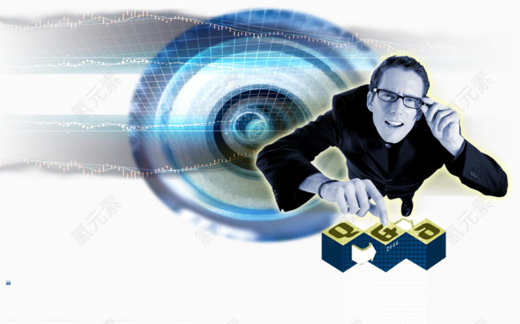 商务 未来 背景 金融 分层