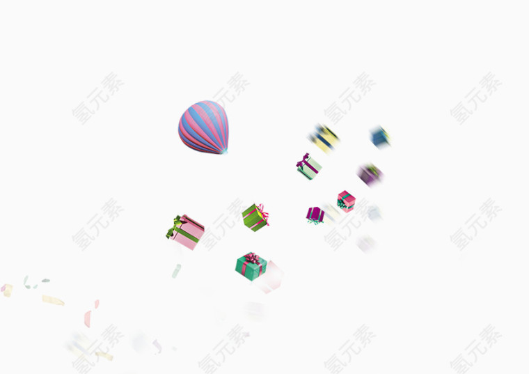 漂浮 装饰 礼物 元素