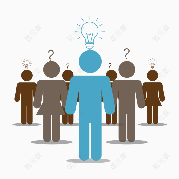 矢量排成队的人物