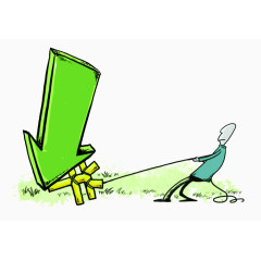 阻止下滑的小人