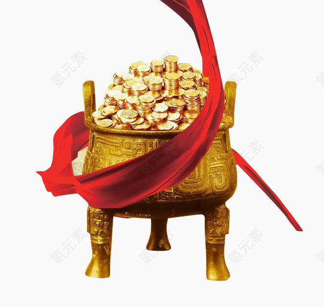 金币铜鼎