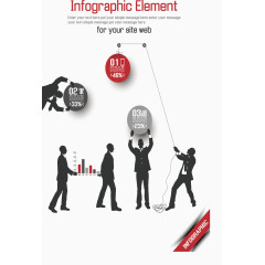 装饰创意现代化图表元素