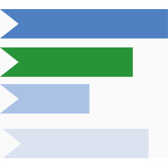 矢量PPT设计条形折线分布图