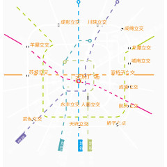 成都地铁路线图