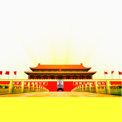 天安门效果图