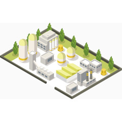 城镇都市地产公路招牌树木