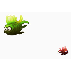 漂亮创意卡通观赏鱼