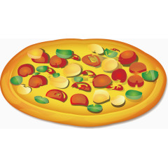 披萨装饰矢量素材