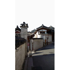 韩国首尔韩屋村街道