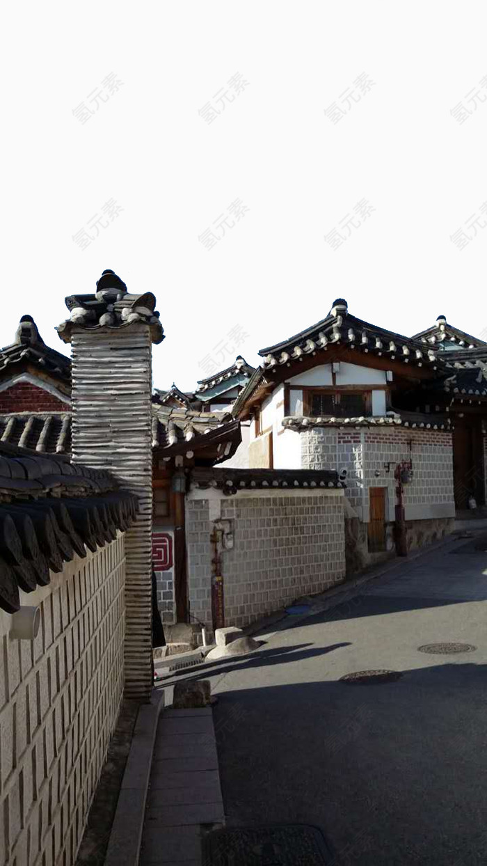 韩国首尔韩屋村街道