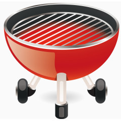 烧烤炉矢量