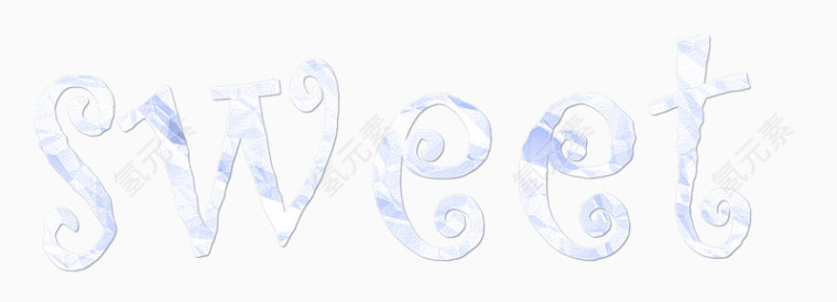 英文艺术字素材