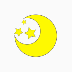 月亮和星星