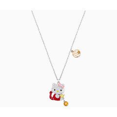 施华洛世奇首饰女式石榴红项链