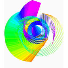 炫彩几何线条排列