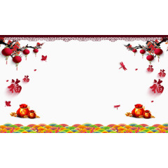 新年海报背景素材