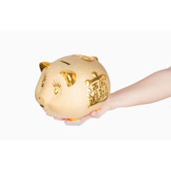 金猪存钱罐免抠素材