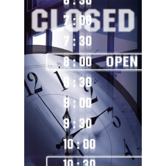 科技未来钟表的背景图