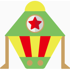 卡通航天器png矢量素材