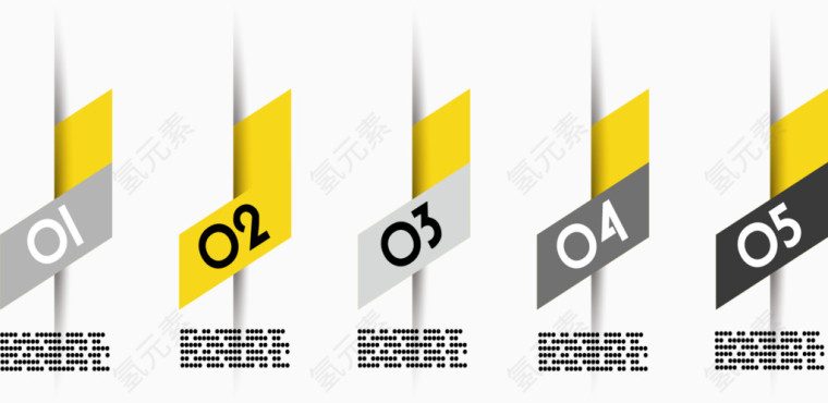 旋转书签页数字序列