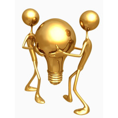 金色，灯泡，奖杯