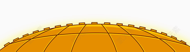 创意半圆不规则图形